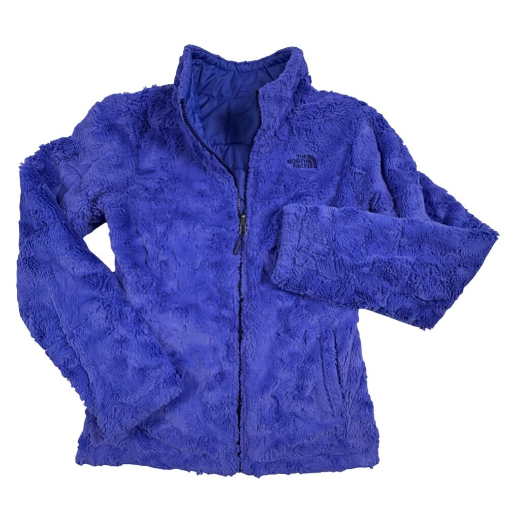 The North Face Mossbud Reversible Jacket Women's XS Purple Apres Ski Alpine - Picture 2 of 11